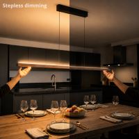 Immax MADEIRA lineár dřevo ořech 157cm,  stmívatelné senzorem (13)