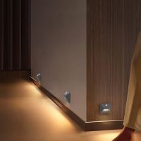 Immax STEP LIGHT bezdrátové schodišťové svítidlo, PIR čidlo, stříbrné (3)