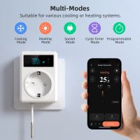 Inteligentna wtyczka wewnętrzna z termometrem bez bolca, Immax NEO, typ F, WiFi (10)