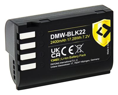 Aku Panasonic DMW-BLK22 2400mAh Li-Ion Protect