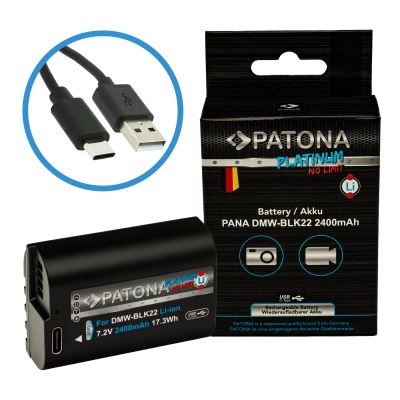 Aku Panasonic DMW-BLC12 1100mAh Li-Ion Platinum USB-C nabíjení
Aku Panasonic DMW-BLK22 2400mAh Li-Ion Platinum USB-C nabíjení