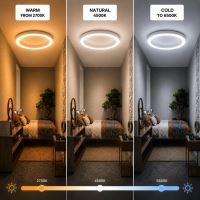 Immax NEO Pastel SLIM Smart lampa sufitowa 95x7cm, 68W biala Zigbee 3.0 (18)