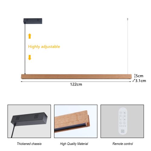 Immax NEO MADEIRA lineár dřevo dub 122cm Tuya WIFI (6)