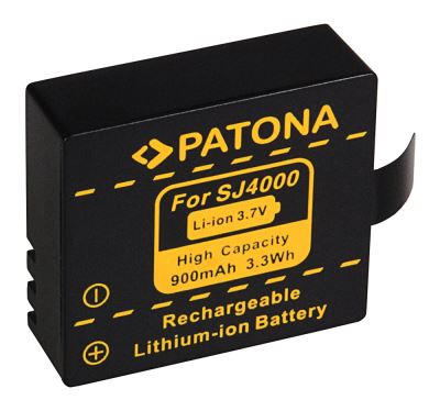 Akkumulátor SJCAM SJ4000 900mAh Li-Ion, Rollei 220,350