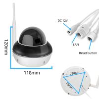 Inteligentna kamera zewnętrzna DOME Immax NEO LITE, 355°/90° P/T, podwójne WiFi, PoE, 5-krotny zoom optyczny (24)