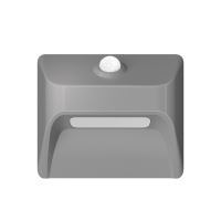Immax STEP LIGHT bezdrôtové schodiskové svietidlo, PIR senzor, strieborné