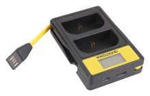 Nabíječka Dual Canon LP-E6/LP-E6N s LCD,USB (3)