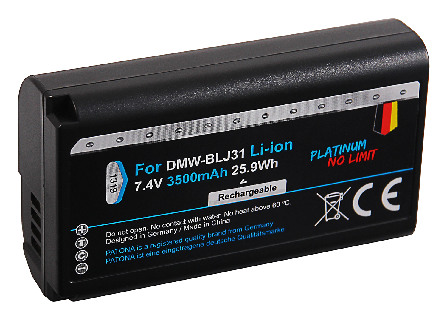 Aku Panasonic DMW-BLJ31 3500mAh Li-Ion Platinum DC-S1