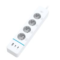 Smart prodlužovací přívod Immax NEO LITE 4AC+1xUSB +2xUSB C, Power delivery, typ E, WiFi (2)