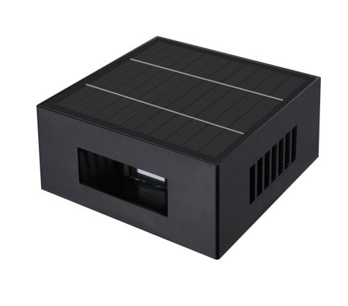 Zewnętrzna solarna lampa ścienna LED Immax EFFECT 4000K, 2 efekty świetlne