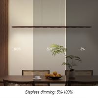 Immax MADEIRA lineár dřevo ořech 157cm,  stmívatelné senzorem (5)