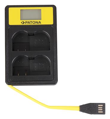 Nabíjačka Dual Nikon EN-EL15 s LCD,USB