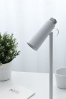 Immax TIT LED asztali lámpa Qi töltéssel, fehér, ezüst elemekkel (10)