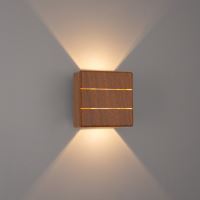 Venkovní LED Immax LUXLINE,nástěnné osvětlení,Ořechové dřevo, 6W,3000K,240V,IP54