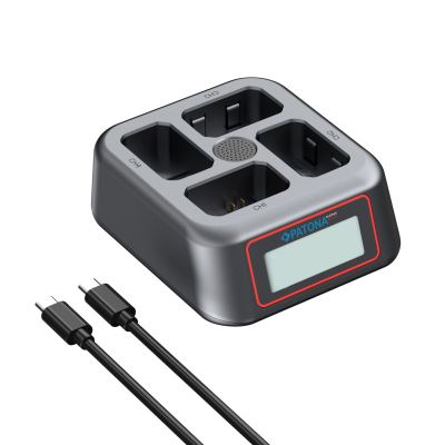 4 portos töltő Sony NP-FW50 - PD USB-C