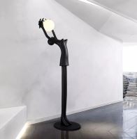 Immax SILUETTE Human GIRL 210 cm – socha, stojaca lampa, čierna, sklolaminát, 1xE27 (11)