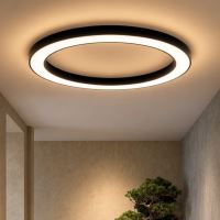 Immax NEO PASTEL SLIM Smart lampa sufitowa 95x7cm 68W czarna Zigbee 3.0 (3)