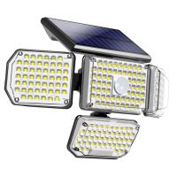 Zewnętrzne oświetlenie ścienne LED z czujnikiem PIR, Immax CLOVER-2 z zewnętrznym panelem, 5 W (2)
