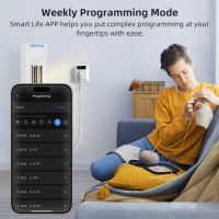 Inteligentna wtyczka wewnętrzna z termometrem bez bolca, Immax NEO, typ F, WiFi (8)