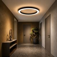 Immax NEO PASTEL SLIM Smart lampa sufitowa 95x7cm 68W czarna Zigbee 3.0 (12)