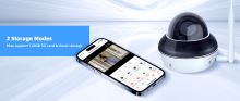 Inteligentna kamera zewnętrzna DOME Immax NEO LITE, 355°/90° P/T, podwójne WiFi, PoE, 5-krotny zoom optyczny (20)