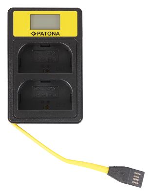 Nabíječka Dual Canon LP-E6/LP-E6N s LCD,USB