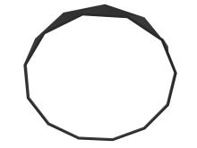 Immax NEO DIAMANTE Smart stropní svítidlo 80cm 60W černé Zigbee 3.0