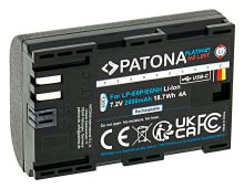 Akkumulátor Canon LP-E6NH/LP-E6P 2600 mAh Li-Ion  , USB-C-s töltéssel