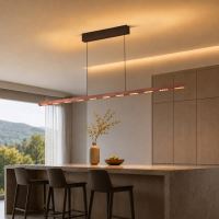 Immax NEO-MADEIRA lineár diófa 157 cm, 37 W, 3000 K, zsinórral, szenzorral szabályozható (33)