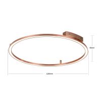 Immax NEO FINO stropní (nástěnné)svítidlo 120cm 72W 4752lm Tuya Zigbee 3,0 s DO měděné (22)