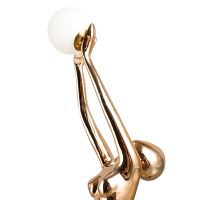Immax SILUETTE Human WOMAN – 80 cm – szobor, állólámpa, üvegszálas műanyag, rózsaszín arany, 1xG9 (2)