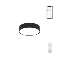 Immax NEO RONDATE SLIM intelligens mennyezeti lámpa 40 x 7cm 28W fekete Zigbee 3.0 (11)