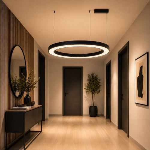 Immax NEO PASTEL Smart lampa wisząca 95cm 68W czarna Zigbee 3.0 (21)