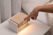 IMMAX DECENT LED ébresztőóra vezeték nélküli töltéssel és fehér zajjal (3)