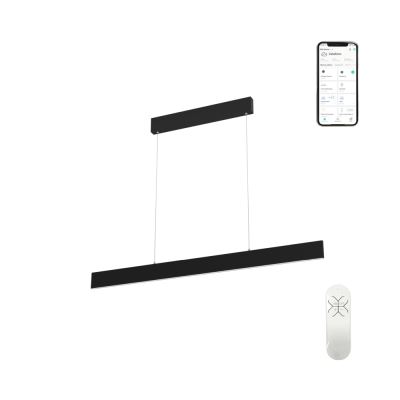 Immax NEO LISTON Smart závesné svietidlo, 118cm 18W čierne Zigbee 3.0 II. quality