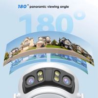 TRIPLE Immax NEO LITE okos kültéri kamera, 355° 90° P/T, WiFi, 2 MP + 2 MP + 2 MP (5)