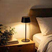 Vonkajšia solárna LED stolná lampa Immax CHIC, čierna, 2,5 W, stmievateľná (9)