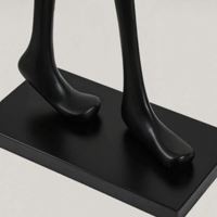 Immax SILUETTE Human WOMAN – 175 cm – socha, stojaca lampa, sklolaminát, čierna, 1xE27 (13)