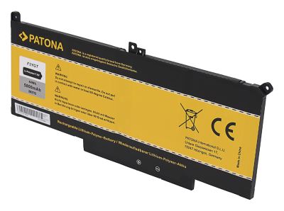 Batéria DELL Latitude E7280 / E7480 5800mAh Li-Pol 7,6V F3YGT