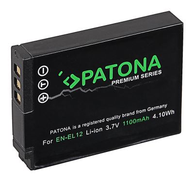 Aku Nikon EN-EL12 1000mAh Li-Ion Premium