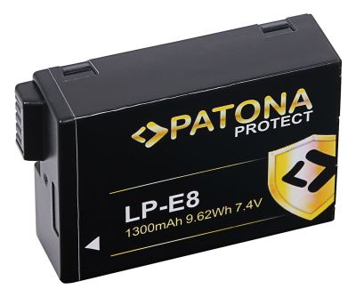 Aku Canon LP-E8/LP-E8+ 1300mAh Li-Ion Protect