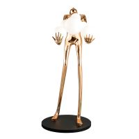 Immax SILUETTE HUMAN BALL – 180 cm – szobor alakú állólámpa, üvegszálas műanyag, rózsaszín arany, 6xE27 (1)