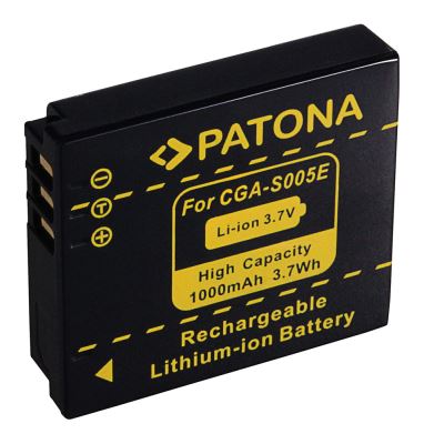 Bateria Panasonic CGA-S005 1000mAh Li-Ion