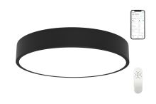 Immax NEO RONDATE SLIM Inteligentna lampa sufitowa 80 x 7cm 65W czarna Zigbee 3.0 (9)