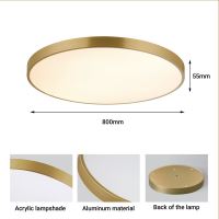 Immax NEO LITE SEMPLICI Inteligentna lampa sufitowa Tuya WiFi BEACON, 80 cm 96 W 6912 lm, złota (18)