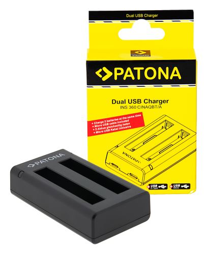 Ładowarka Dual do akumulatorów INSTA360 X3 USB-C
