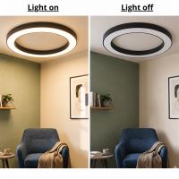 Immax NEO PASTEL SLIM Smart lampa sufitowa 95x7cm 68W czarna Zigbee 3.0 (7)