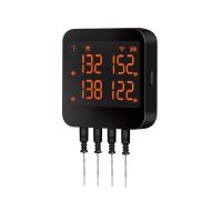 Immax NEO intelligens hőmérséklet-érzékelő LCD-kijelzővel, 4 db külső érzékelővel, BLE (3)