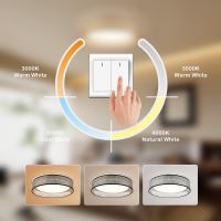 Immax NEO LITE LONA Smart LED mennyezeti lámpa, 36W, CCT, WiFi, Tuya, BEACON, fekete-fehér (10)