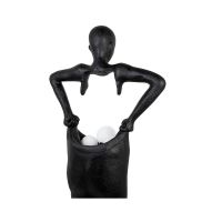 Immax SILUETTE Human Houdini 185 cm – socha, stojaca lampa, sklolaminát, čierna, 4xG9 (14)